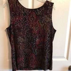 Women’s White Stag shimmer tank size large